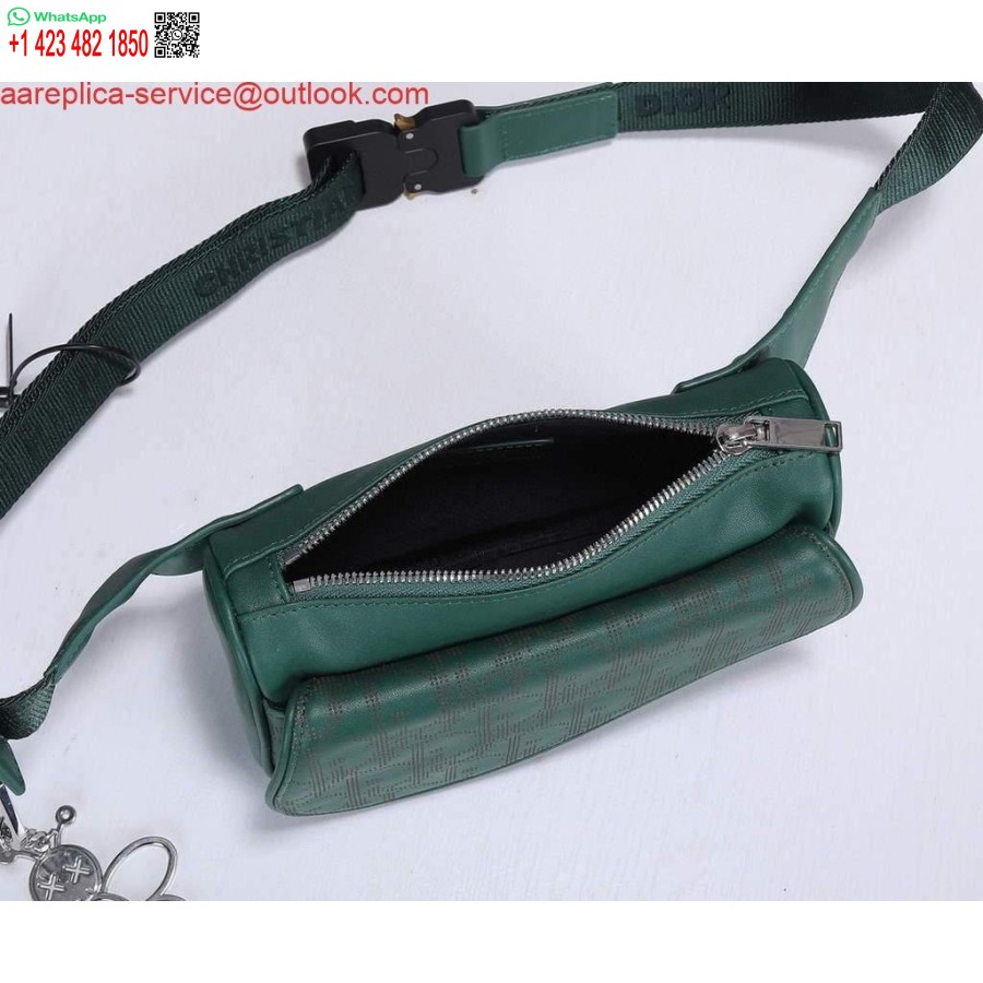 Réplica Dior 1adpo223 Riñonera Cuero Verde