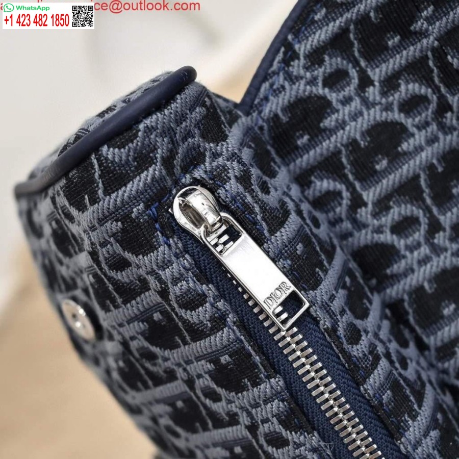 Réplica Dior 1adpo093 Bolso De Hombre Dior Oblique Jacquard Azul