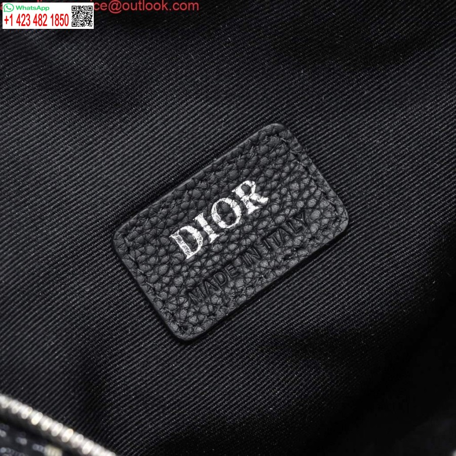Replica Dior 1adpo093 Saa Barbati Geanta Dior Oblic Jacquard Negru Cu Bej