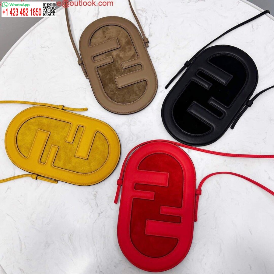 Replica Fendi 8526 Telefon Axelväska Gul