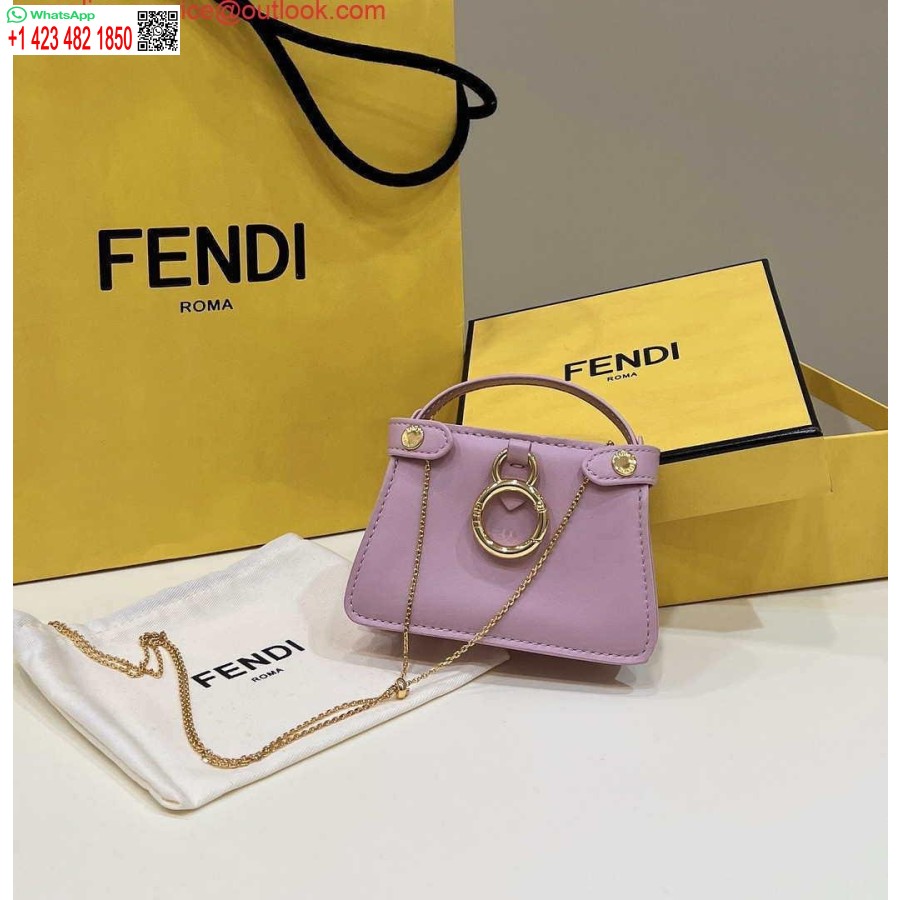 Replica Fendi 7ar993 Fendi Pico Peekaboo Charm 8385 Violet