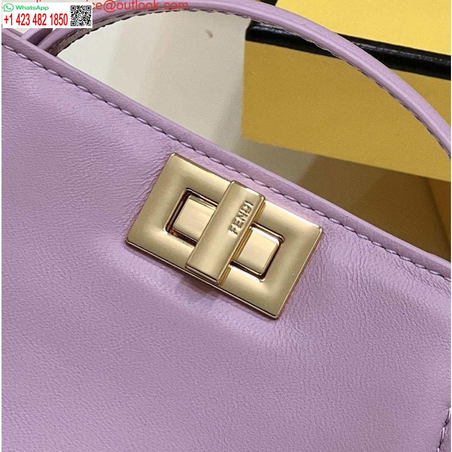 Replica Fendi 7ar993 Fendi Pico Peekaboo Charm 8385 Violet