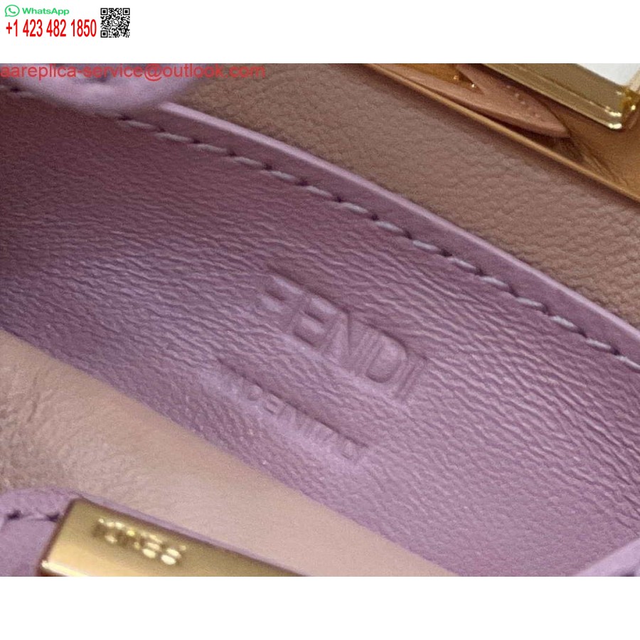 Replica Fendi 7ar993 Fendi Pico Peekaboo Charm 8385 Violet