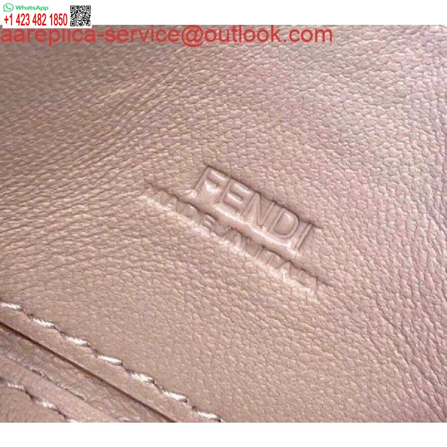 Replica Fendi 7ar844 Nano Baguette Berlock Rosa Canvas Berlock