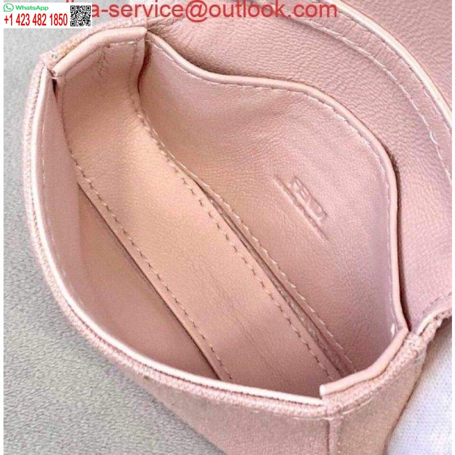 Replica Fendi 7ar844 Nano Baguette Berlock Rosa Canvas Berlock