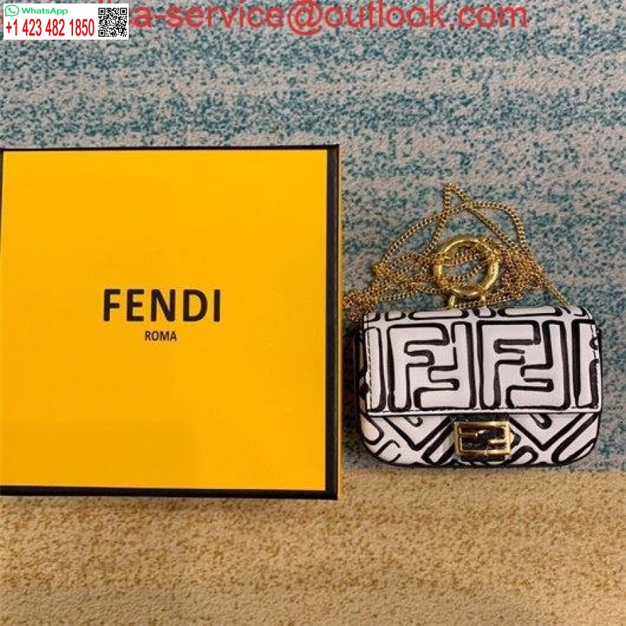 Replika Fendi 6801 Monogram Avslappnad Stil Street Style Samarbete 2-vägs Kedjeväska
