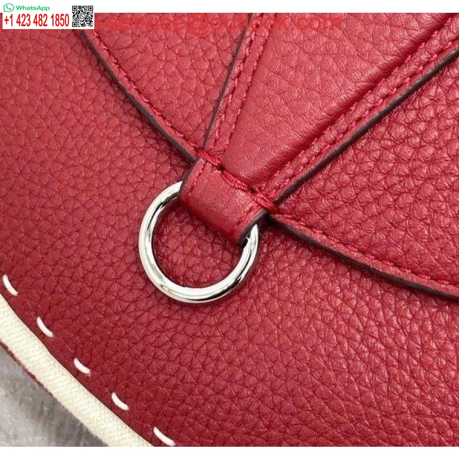 Replica Fendi 655 Fendi Moonlight õlasadula Nahast Kott Punane