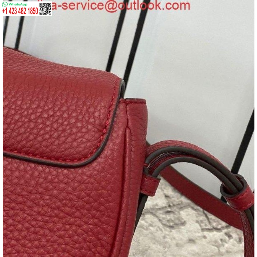 Replica Fendi 655 Fendi Moonlight õlasadula Nahast Kott Punane