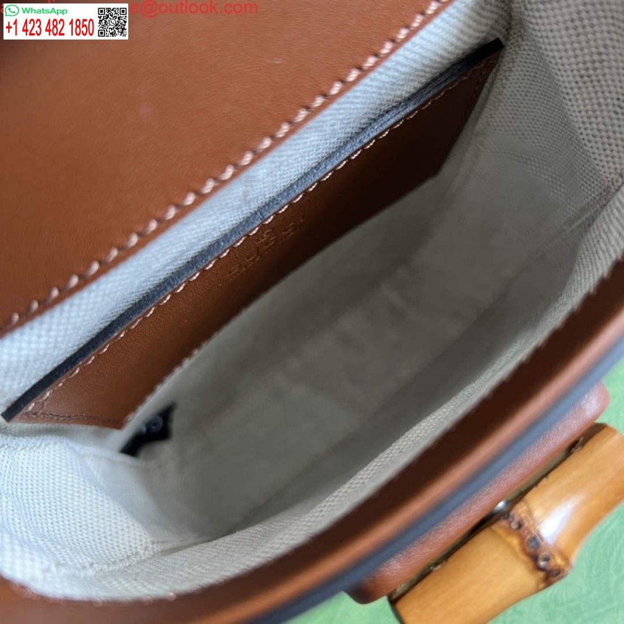 Replika Gucci 702106 Bambus Mini-Handtasche Braun