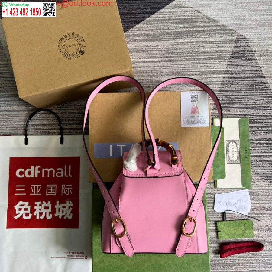 Replica Gucci 702101 Bamboe Rugzak Roze