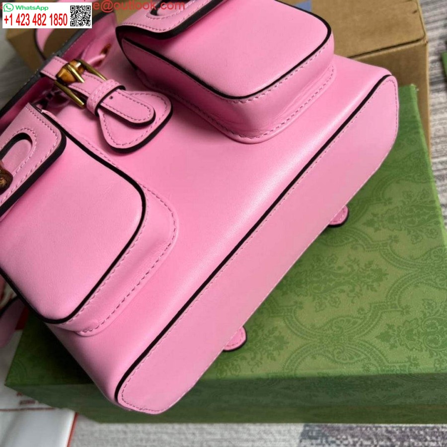 Replica Gucci 702101 Bamboe Rugzak Roze