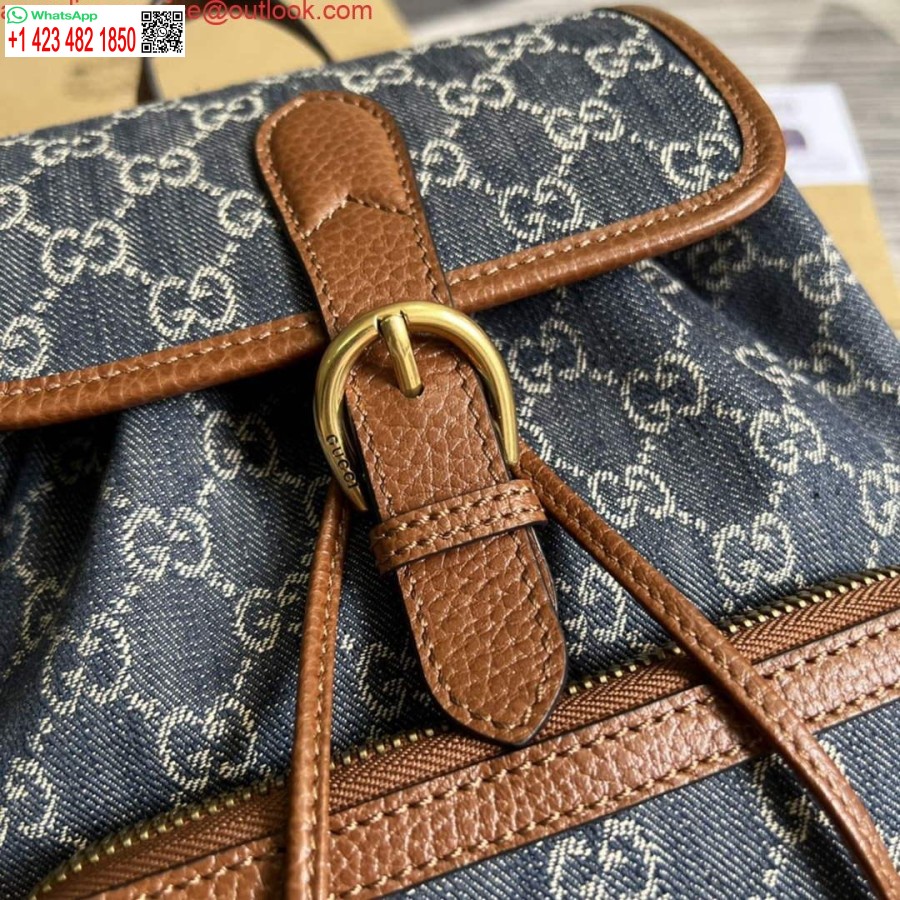 ρεπλίκα Gucci 674147 σακίδιο πλάτης με μπλε μπλε χρώμα