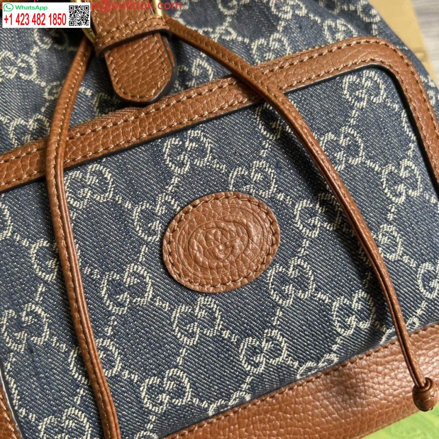 ρεπλίκα Gucci 674147 σακίδιο πλάτης με μπλε μπλε χρώμα