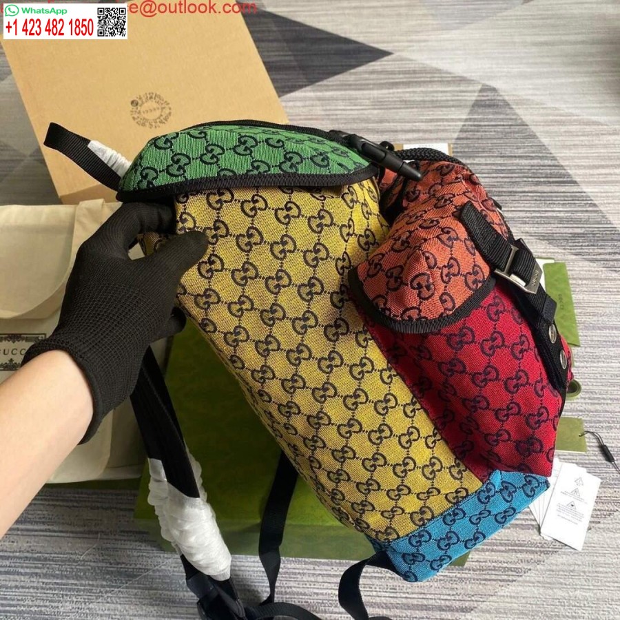 Replika Gucci 658783 Gg Viacfarebný Malý Batoh