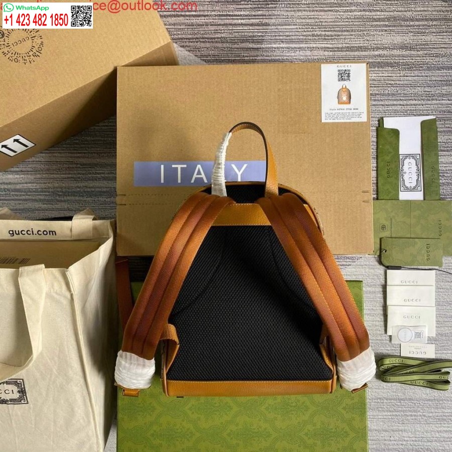 Replica Gucci 647816 Kai X Gucci Meškiuko Atspaudo Kuprinė Geltona