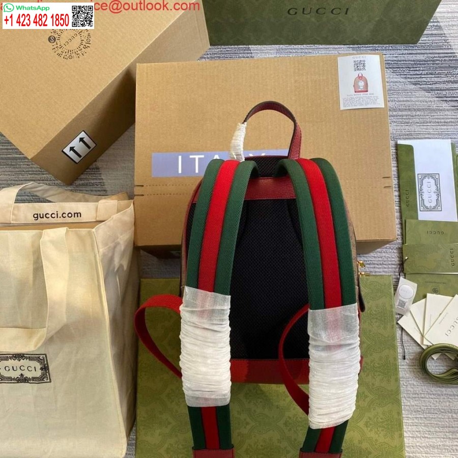 Replika Gucci 647816 Doraemon X Gucci Mini Gg Canvas Küçük Sırt çantası
