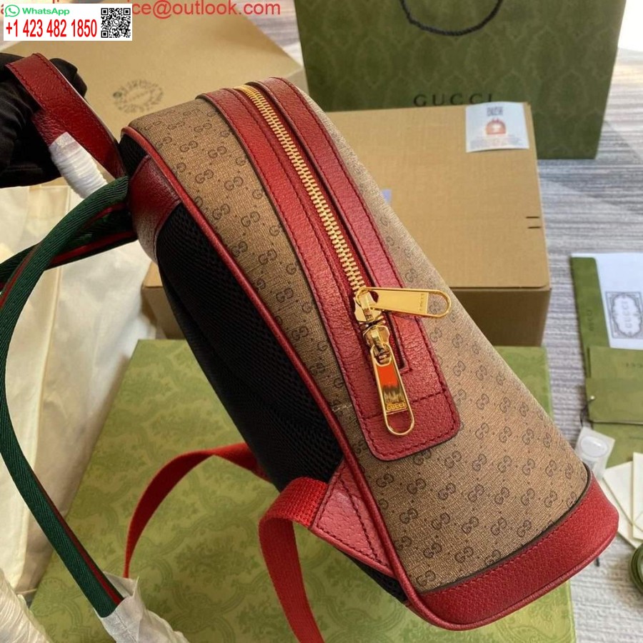 Replika Gucci 647816 Doraemon X Gucci Mini Gg Canvas Küçük Sırt çantası