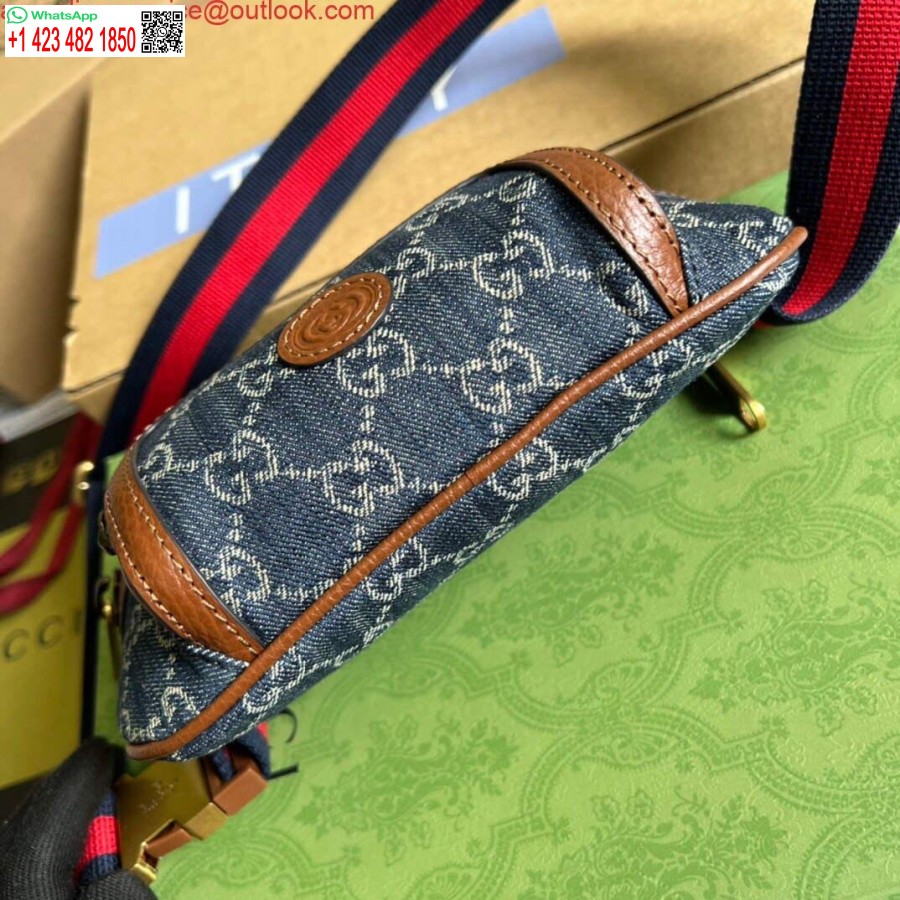 Replica Gucci 682933 Rihmakott, Millel On Lukustus G Sinine Ja Elevandiluu