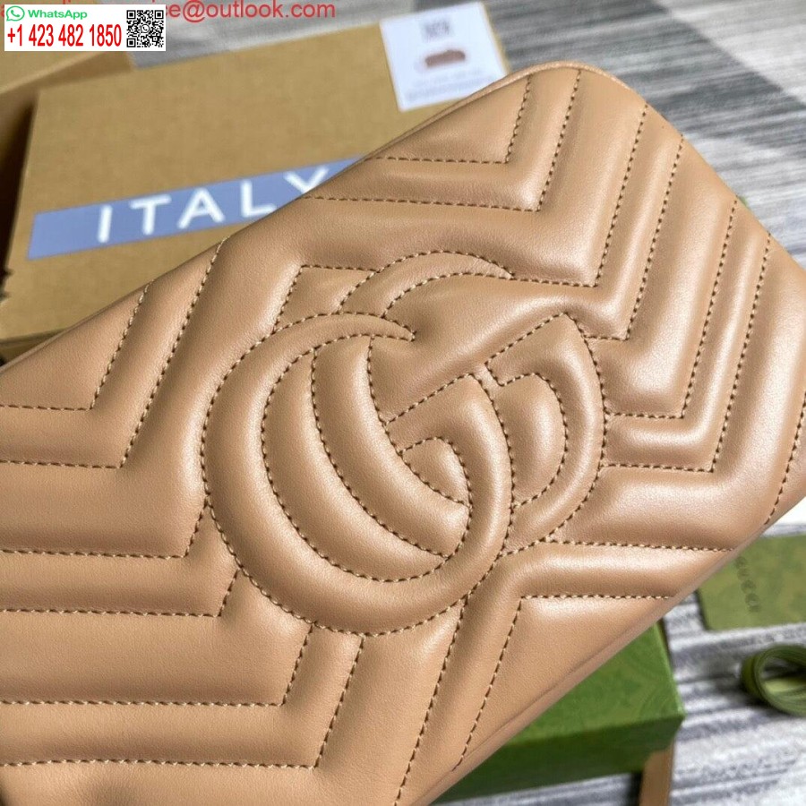 Replika Gucci 447632 Gg Marmont Lille Skuldertaske Lys Pink