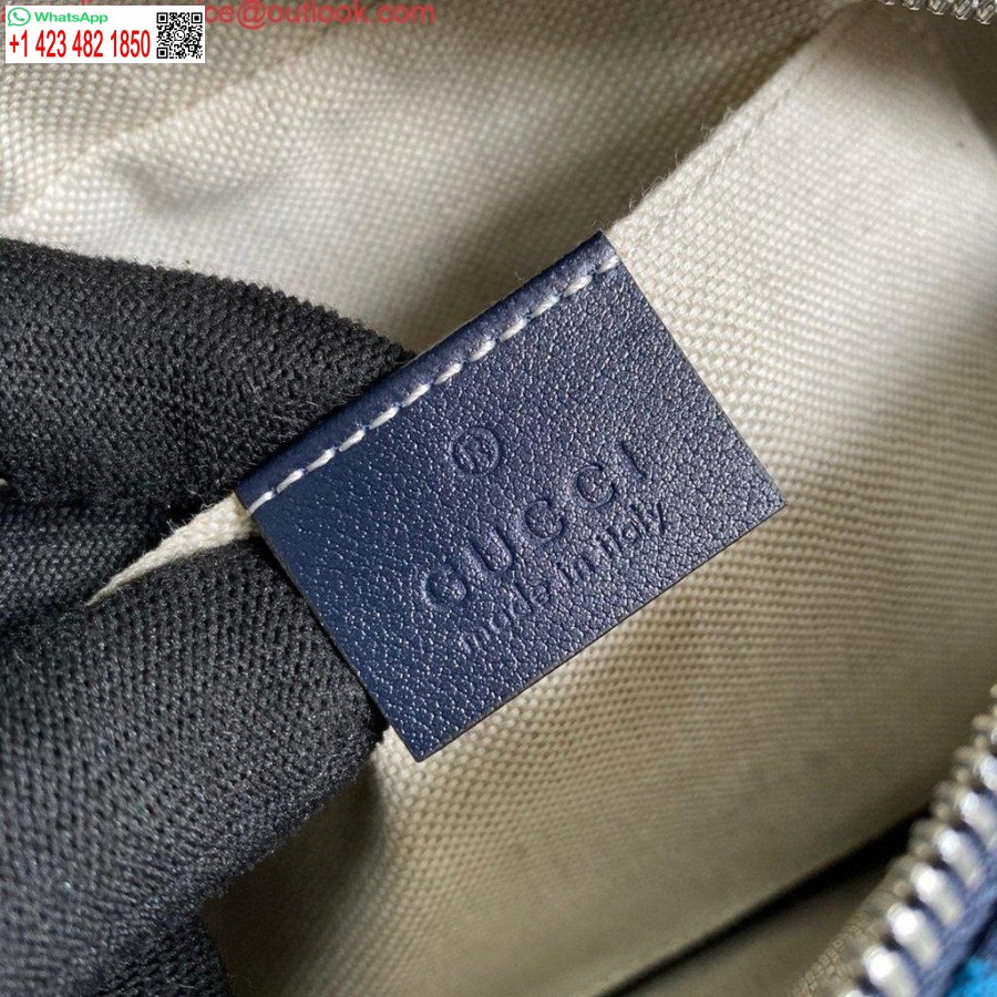 Replik Gucci 447632 GG Marmont Mehrfarbige Kleine Umhängetasche Lila Und Grün