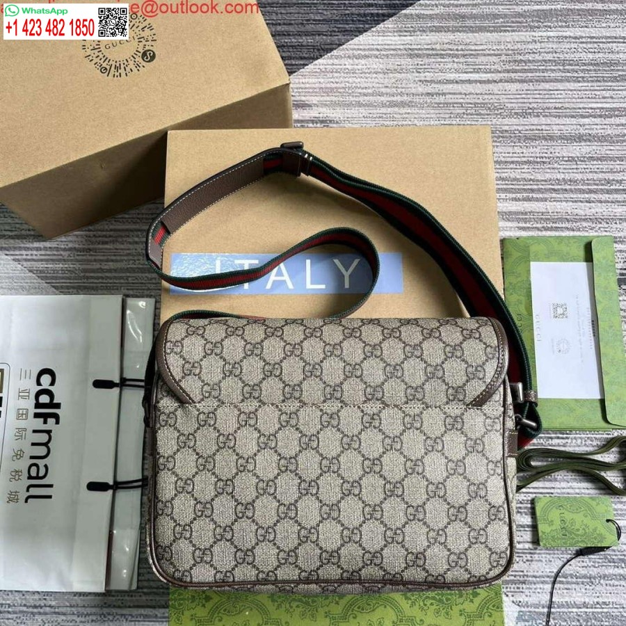 Replica Gucci 760123 Borsa A Tracolla Gg Marrone