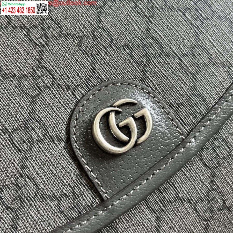 Replica Gucci 724704 Ophidia Messenger Bag Grey