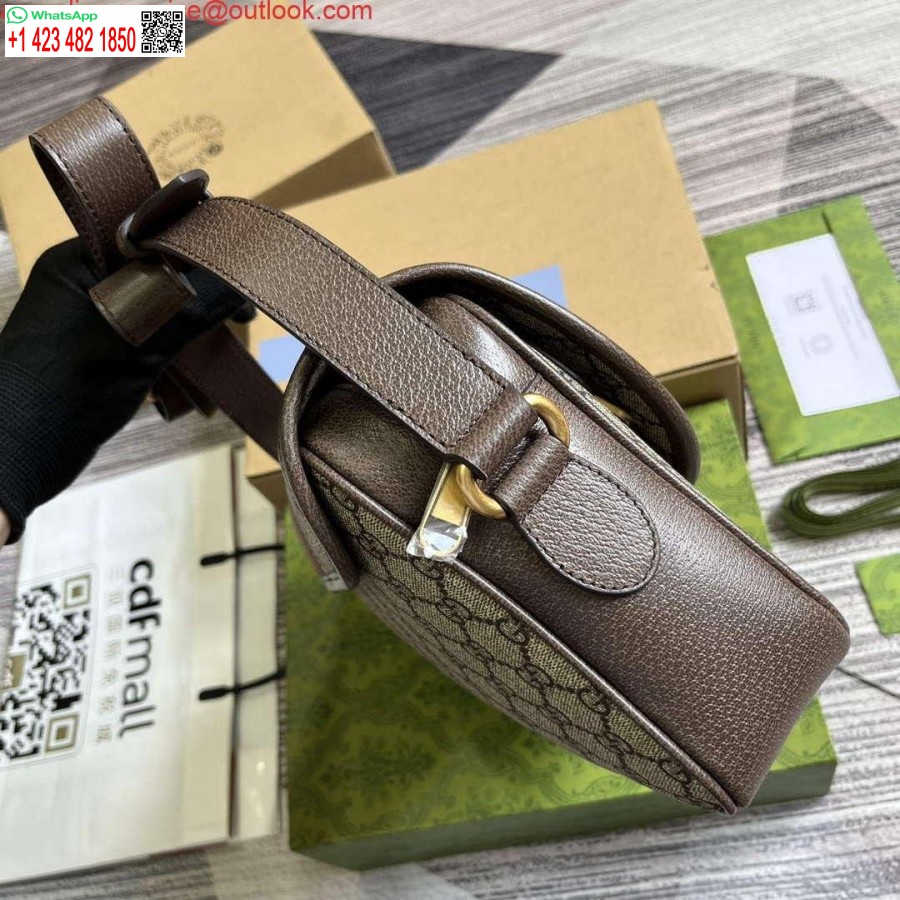 Réplique Gucci 724704 Sac Messager Ophidia Marron