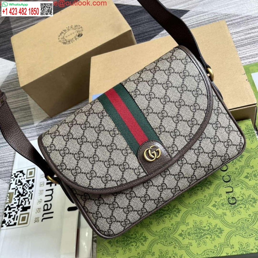 Réplique Gucci 724704 Sac Messager Ophidia Marron