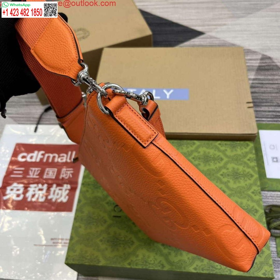 Replica Gucci 696009 Jumbo Gg Medium Messenger Bag Oranssi