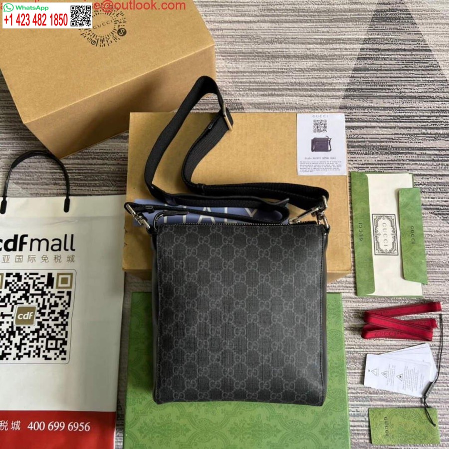 Replica Gucci 681021 Gg Supreme Messenger Bag Musta