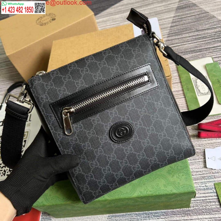 Replica Gucci 681021 Gg Supreme Messenger Bag Musta