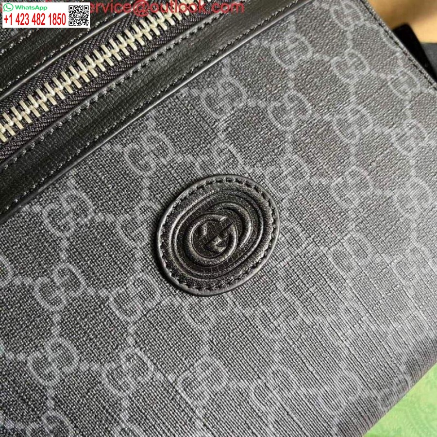 Replica Gucci 681021 Gg Supreme Messenger Bag Musta