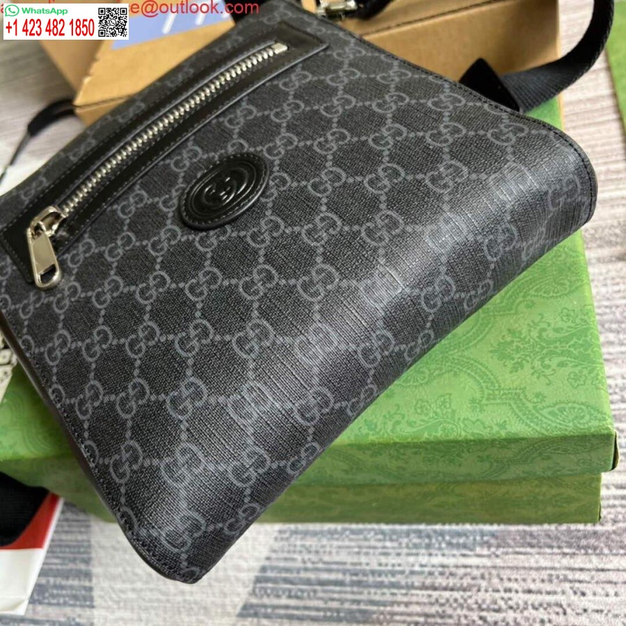 Replica Gucci 681021 Gg Supreme Messenger Bag Musta