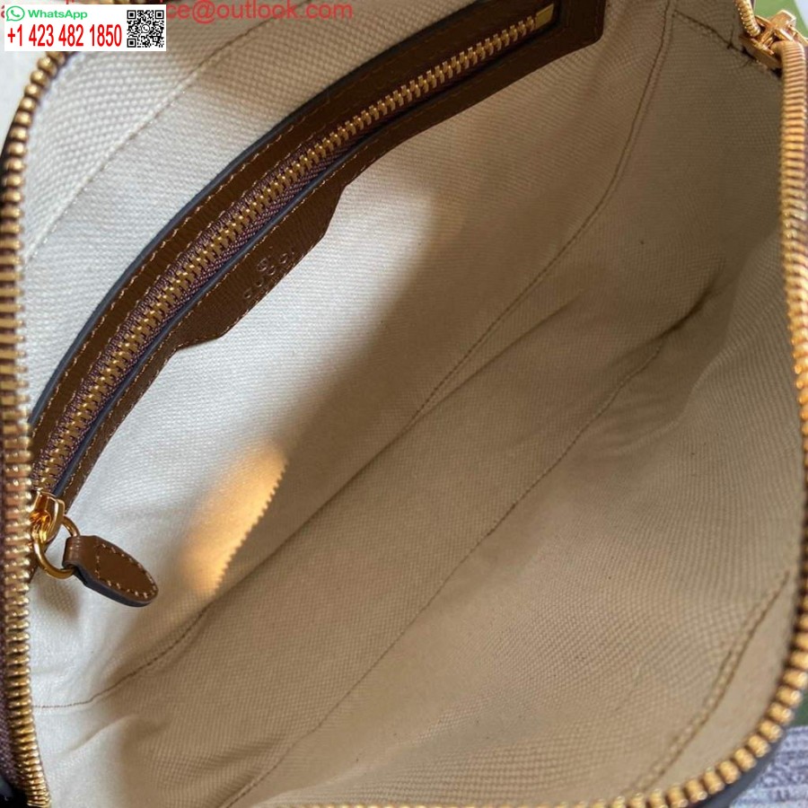 Replica Gucci 675891 Lähettilaukku Jumbo Gg Ruskealla