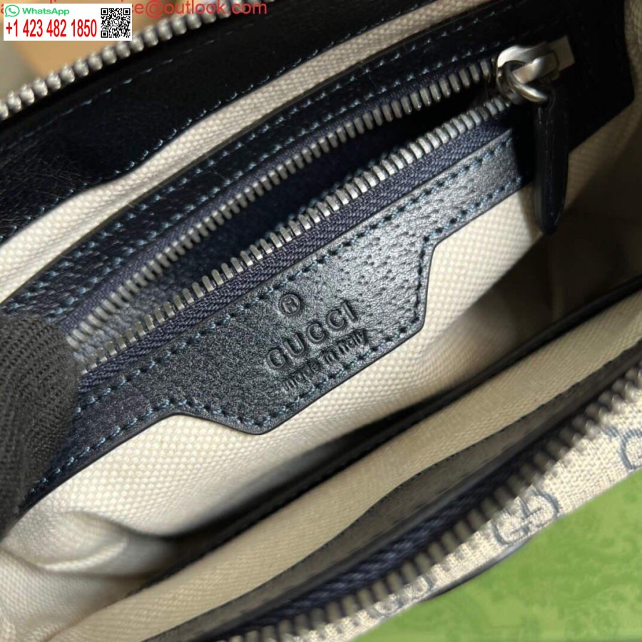 کیسه پیام رسان Replica Gucci 674164 با رنگ آبی به هم پیوسته