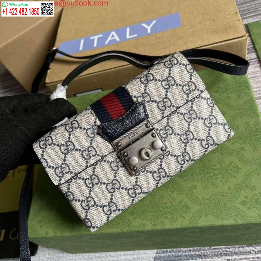 Replica Gucci 652683 Padlock Mini Bag Black