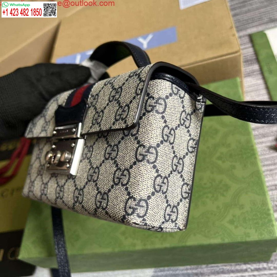 Replica Gucci 652683 Padlock Mini Bag Black