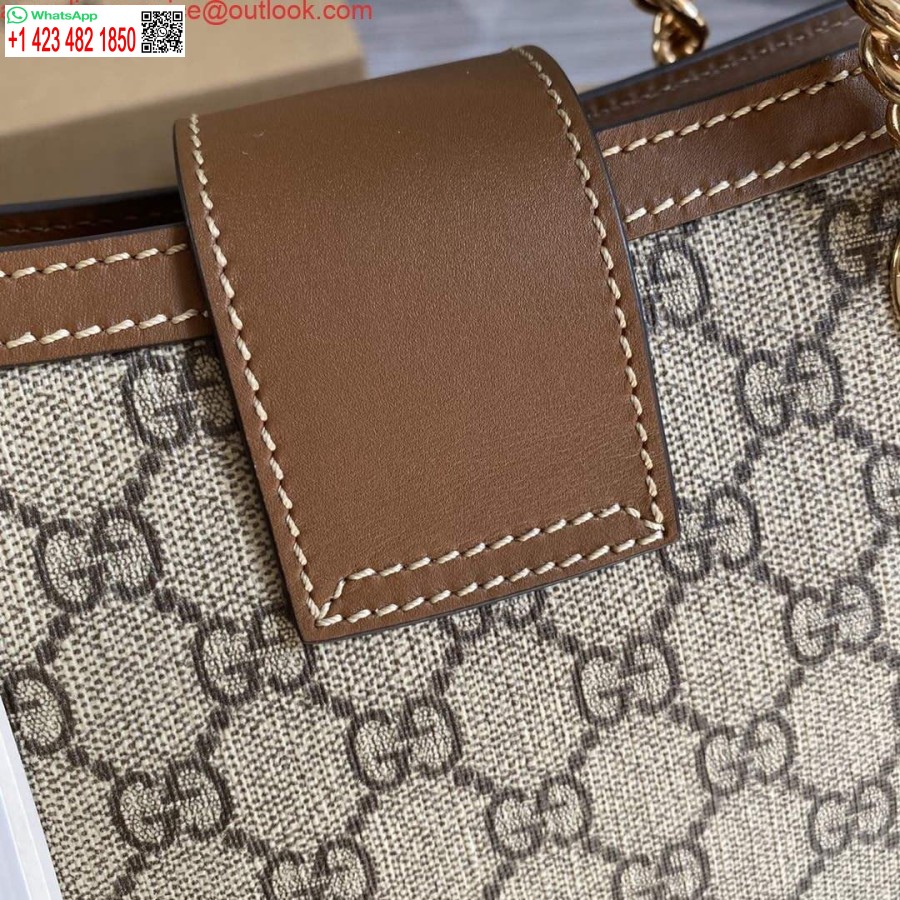 Реплика Gucci 498156 навесной замок Gg маленькая сумка через плечо коричневая