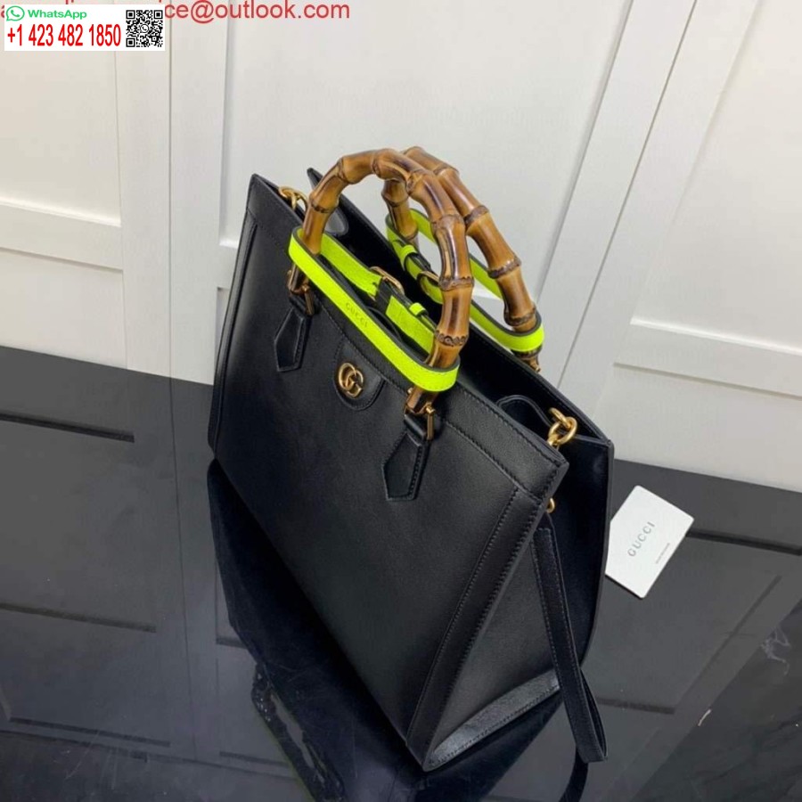 Replica Gucci Diana Borsa Tote Media Gucci 655658 Nera