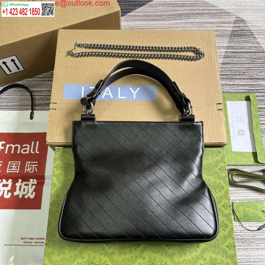 Replica Gucci 751518 Gucci Blondie Geanta Tote Mica Neagra