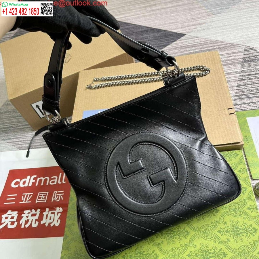 Replica Gucci 751518 Gucci Blondie Geanta Tote Mica Neagra