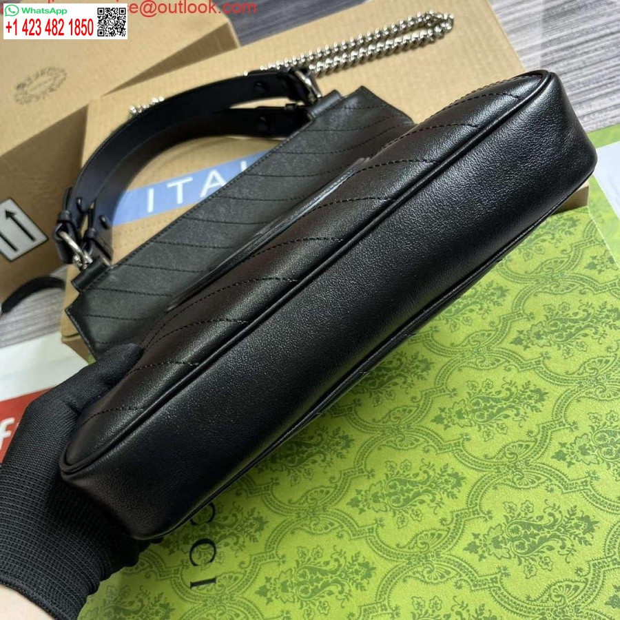 Replica Gucci 751518 Gucci Blondie Geanta Tote Mica Neagra