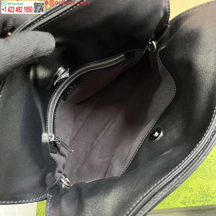 Replica Gucci 751518 Gucci Blondie Geanta Tote Mica Neagra