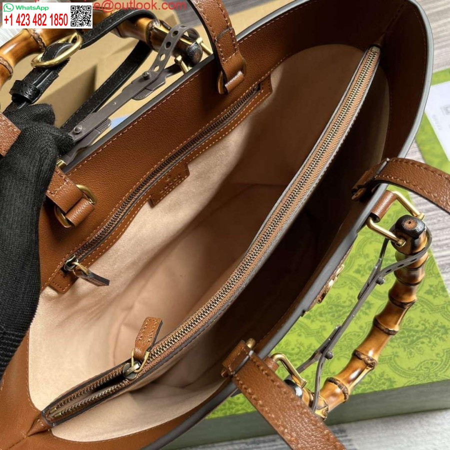 Replika Gucci 750394 Gucci Diana Mittlere Einkaufstasche Cuir Leder