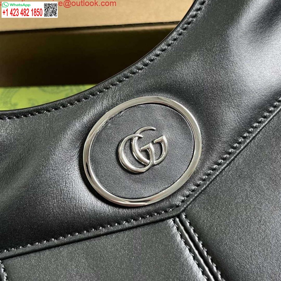 Replica Gucci 745918 Petite Gg Geantă Tote Mică Neagră