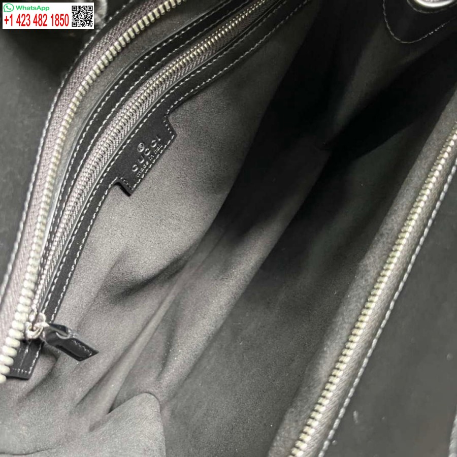 Replica Gucci 745918 Petite Gg Geantă Tote Mică Neagră