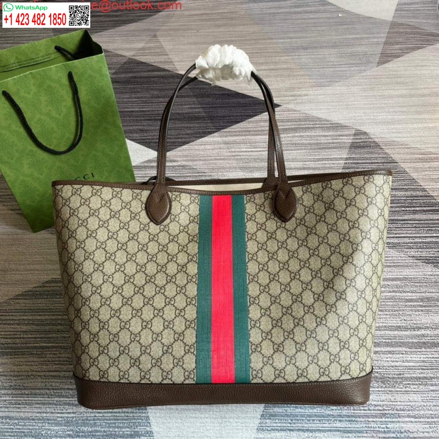 Replica Gucci 726755 Borsa Tote Grande Gg Marrone