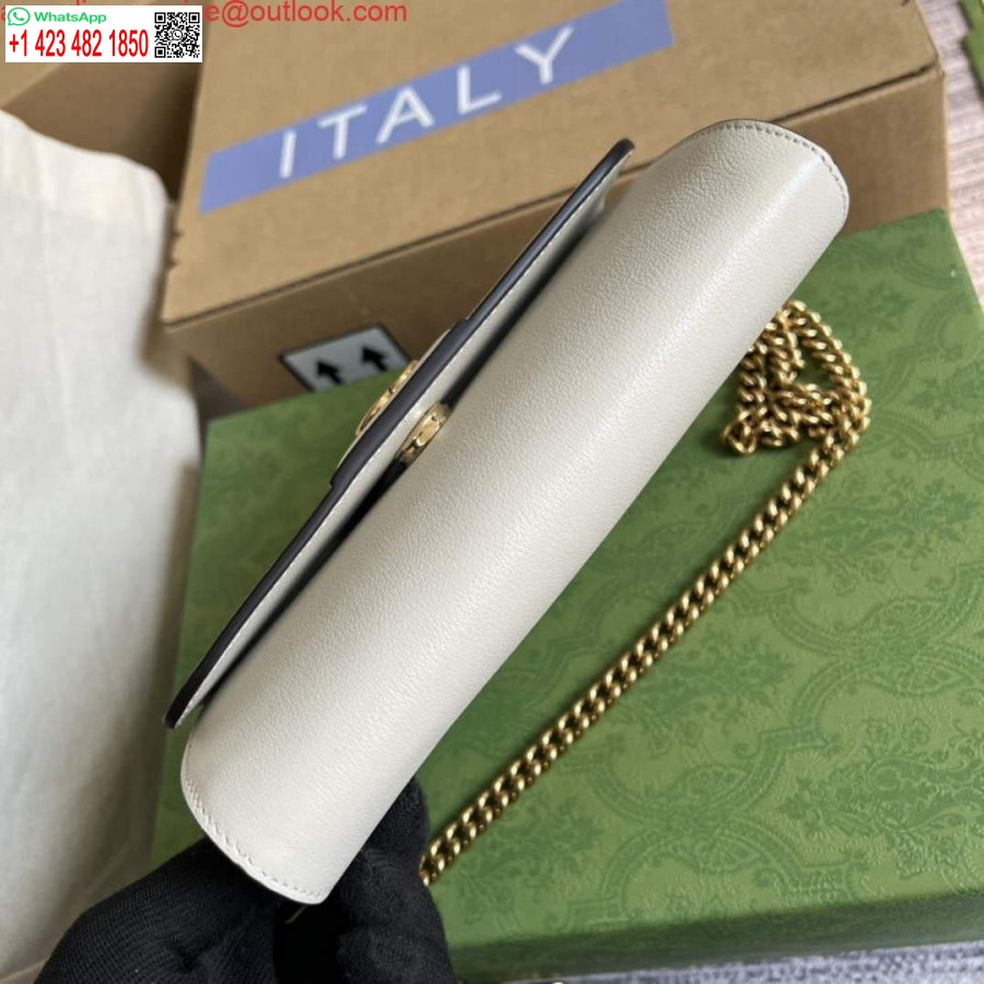 Реплика Gucci 675795 Мини-сумка Gucci Diana белая
