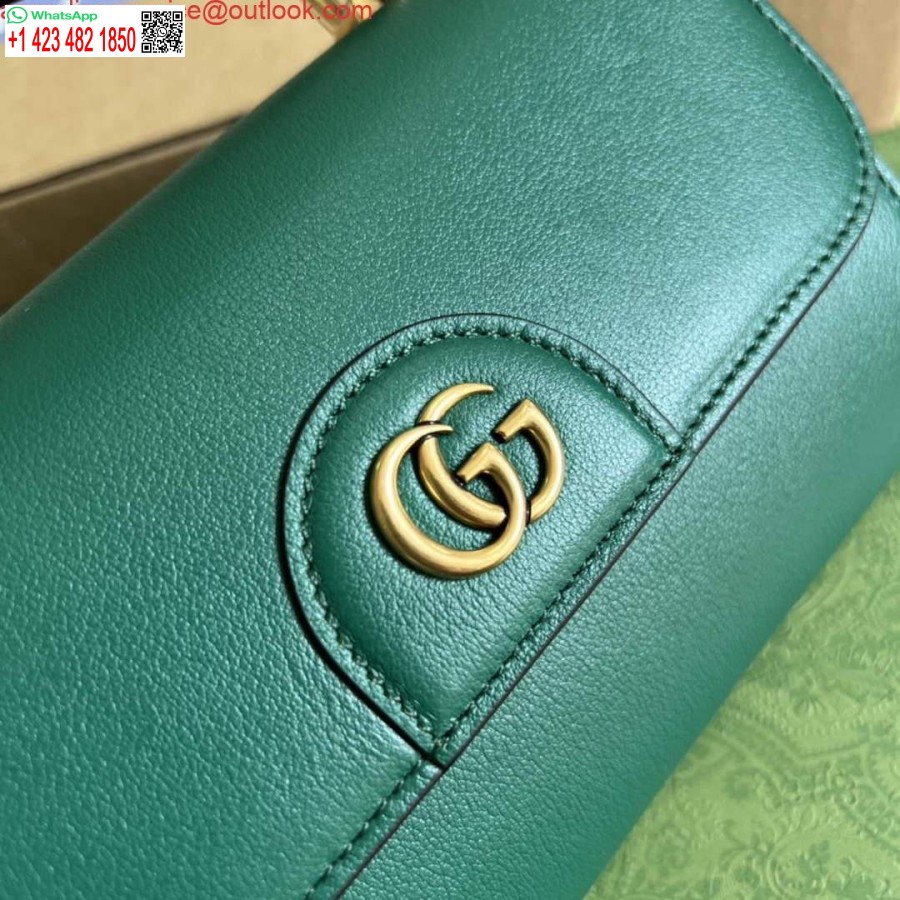 Replica Gucci 675795 Gucci Diana Mini Válltáska Zöld