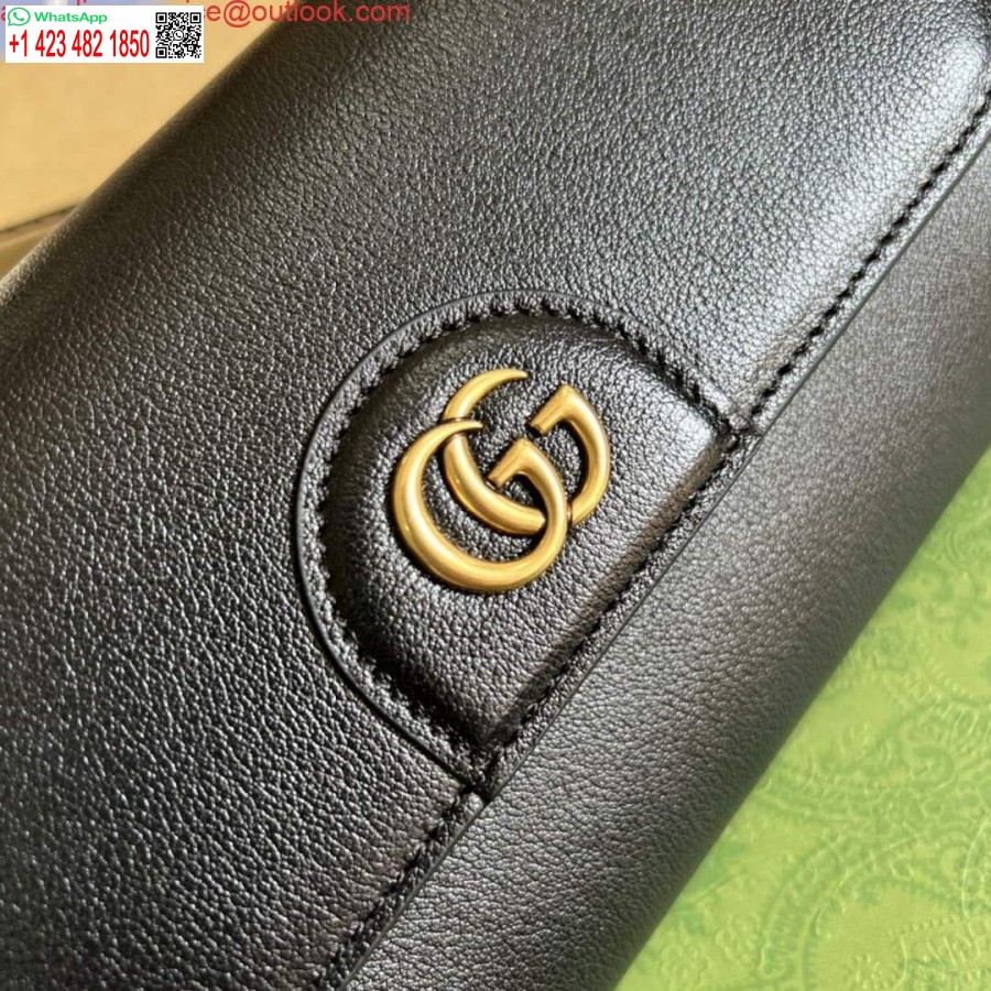 Replica Gucci 675795 Gucci Diana Mini Geanta De Umar Neagra